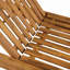 Chaise longue d'extérieur en bois d'acacia massif-1832890942