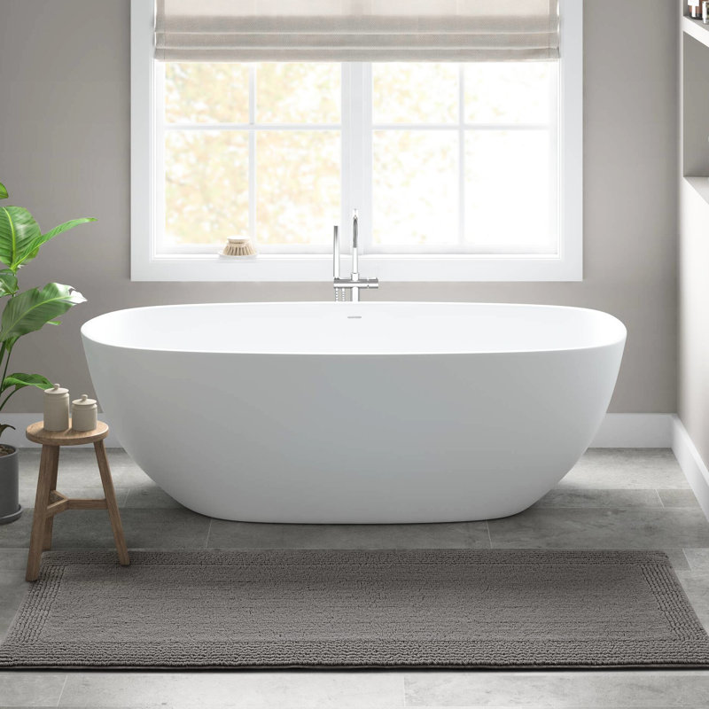 20X30" 100% Cotton 3000 Gsm Reversible Charcoal Bath Rug - Heavyweight, Easy To Maintain, Non Slip Suggested 1 Pcs Maintenance, , Luxurious Bathroom Piece