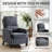  30.3'' Wide Push Back Manual Recliner Chair-1570534136