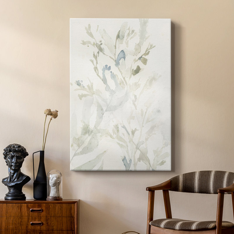 Élégant algue de mer III - galerie Cavas sur mesure, H 12 po x l 8 po