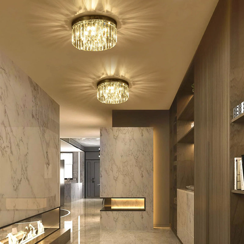 Addae Crystal LED Flush Mount