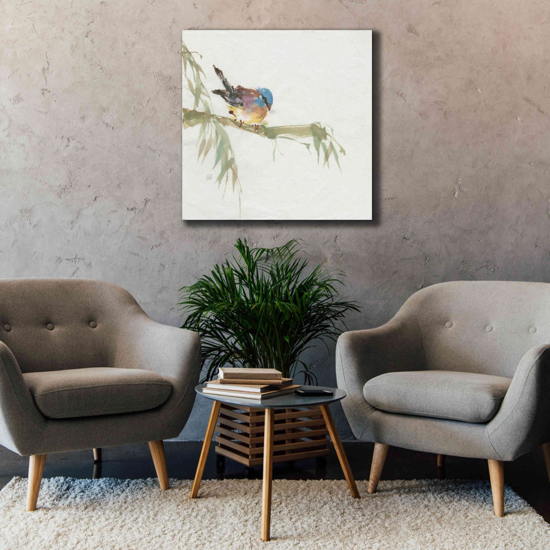'Finch' by Chris Paschke, Canvas Wall Art, 37" W x 37" H