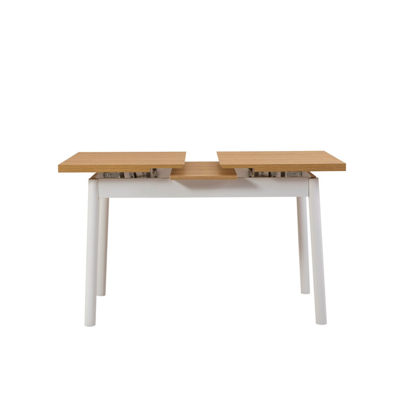 Sheryl 3 - Person Dining Set, Natural, White, White