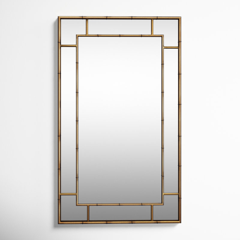 Willa Arlo Interiors Roshan Metal Rectangle Wall Mirror & Reviews | Wayfair