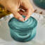 Le Creuset Stoneware Mini Round Cocotte, 8 Oz. - Blue Riviera