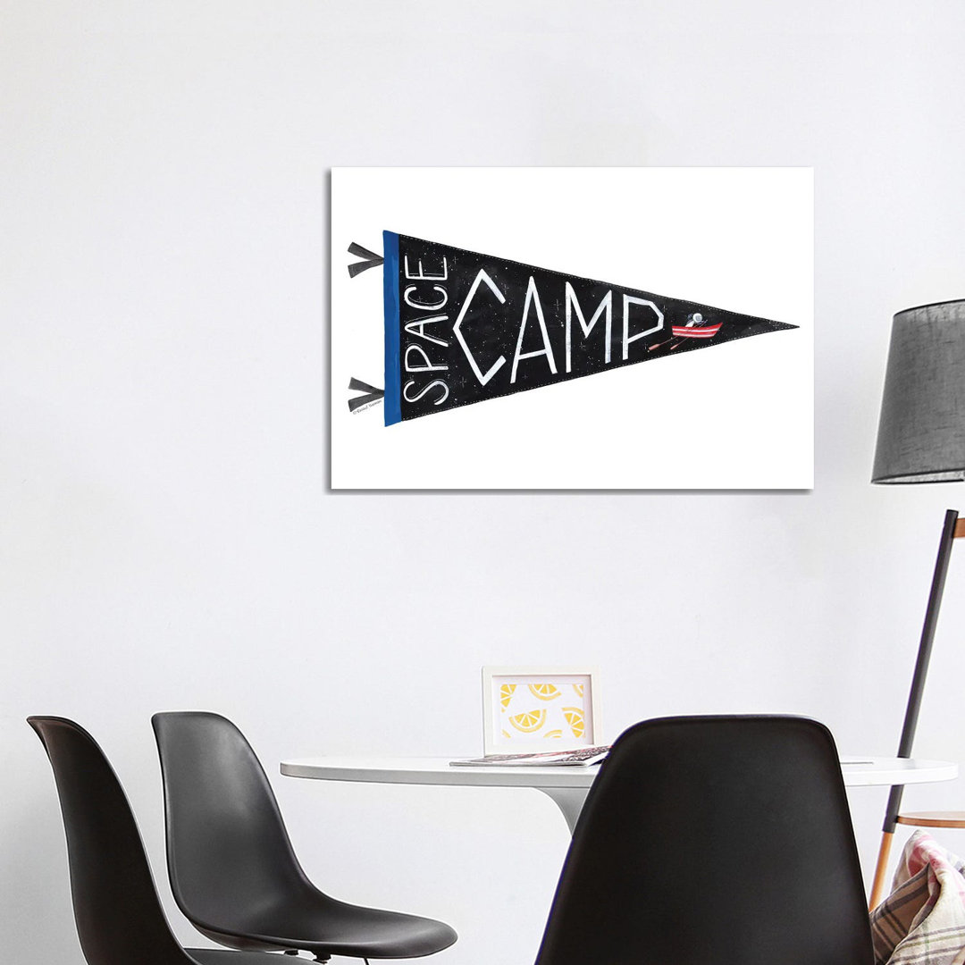 Space Camp Wimpel von Rachel Nieman - Galerie-verpackte Leinwand Giclée auf Leinwand