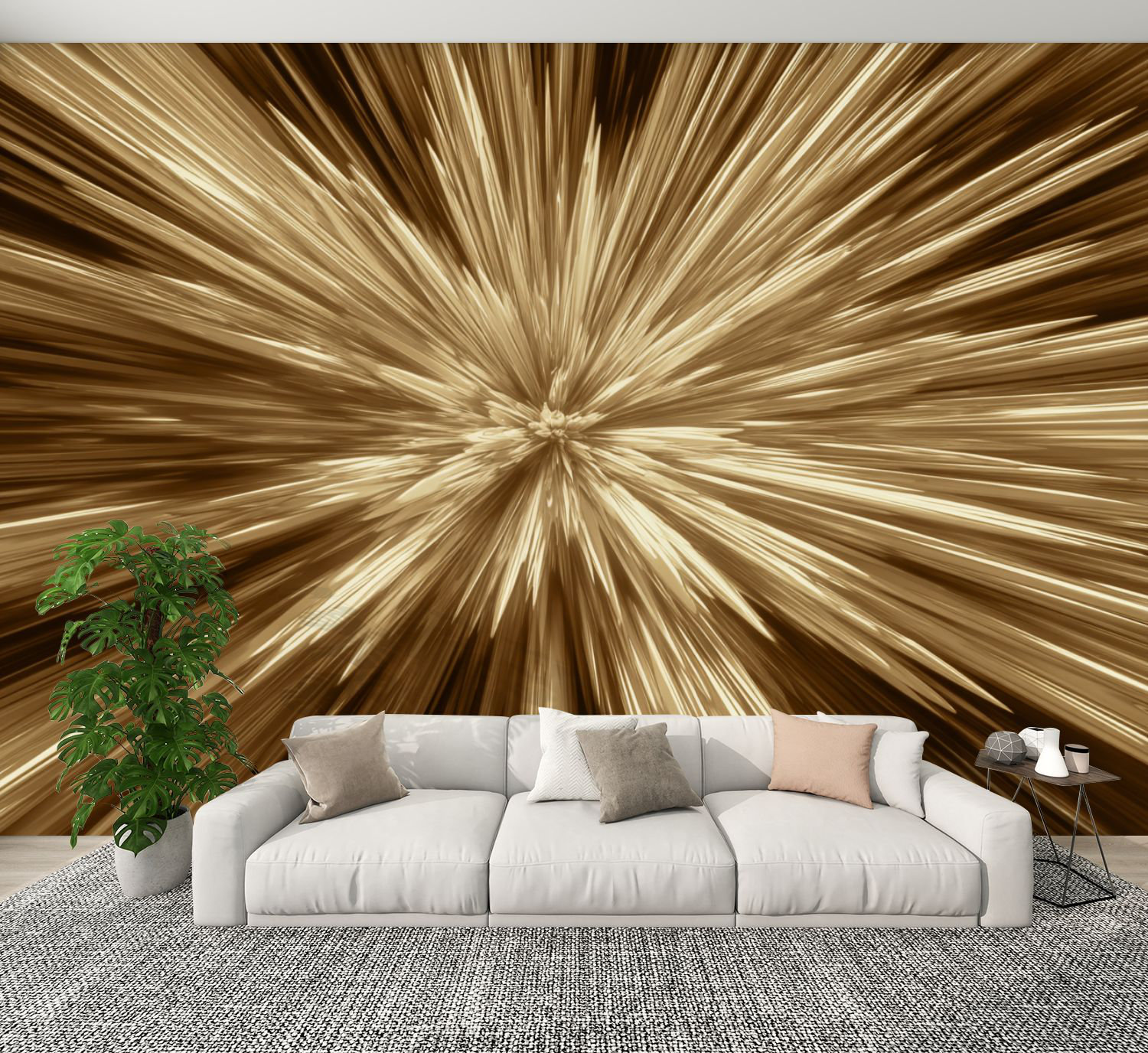 Red Barrel Studio Peel and Stick Wallpaper Modern Abstract 3D Relief ...