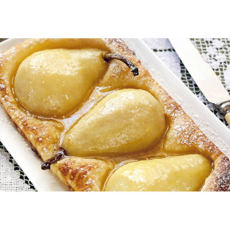 Baked Pear Tart 1 Piece Wrapped Canvas Wall Art, 30cm H x 46cm W x 3.8cm D