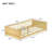 Twin Size Floor Platform Bed With Built-In Book Rack-340102642