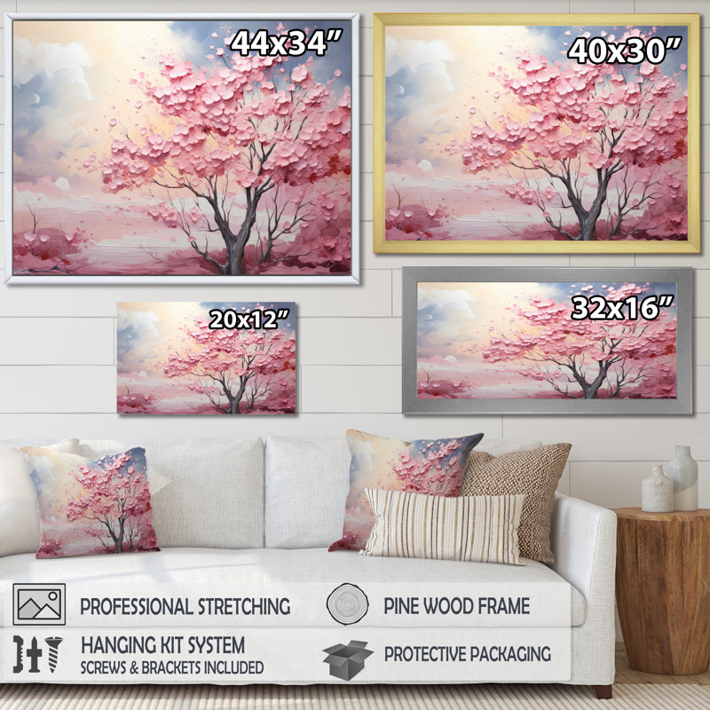 Nuage prairies collages II - impression, H 34 po x l 44 po x P 1,5 po, Cadre photo noir