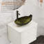 Meuble-lavabo simple mural 24 po avec lavabo vasque, robinet-23239108-23239109
