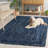 Braided Hand Woven Cotton Solid Color Indoor Rug-114299681