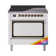 ILVE Nostalgie II Noblesse 36 inch Induction Range  (Solid Door, RAL)
