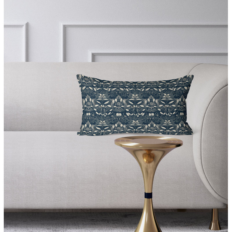 Coussin Petal, Vert / Beige