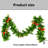 90'' in. Faux Garland