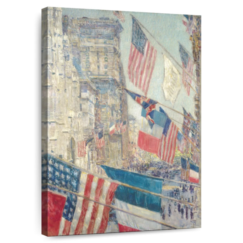 La fête des Alliés en mai 1917, H 24 po x l 16 po
