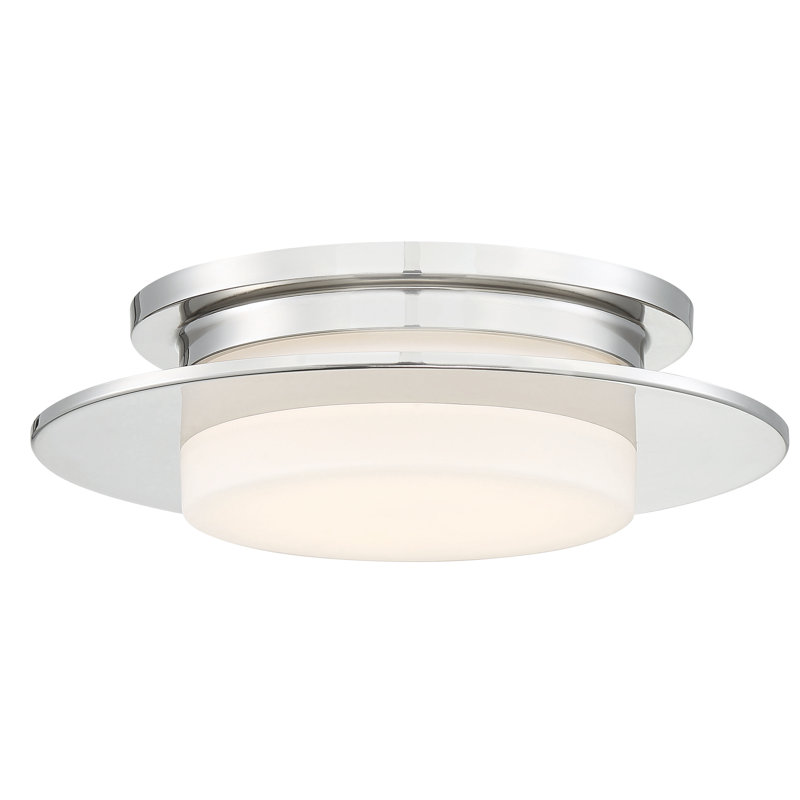 Plafonnier encastré 1 lumière à del à cylindre simple 14 po Cassye