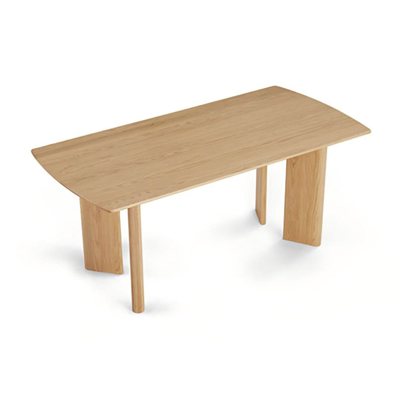 Table de salle à manger Burlywood, H 29,53 po x L 70,87 po x l 31,5 po