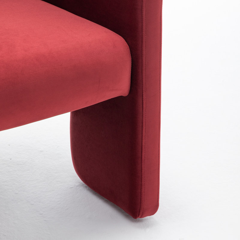Chaises de salle à manger Modern, 4, Rouge