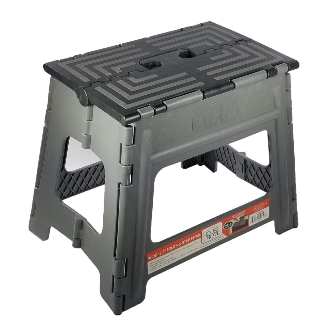 Pebrook 1 - Step Plastic Lightweight Folding Step Stool WFX Utility™ 