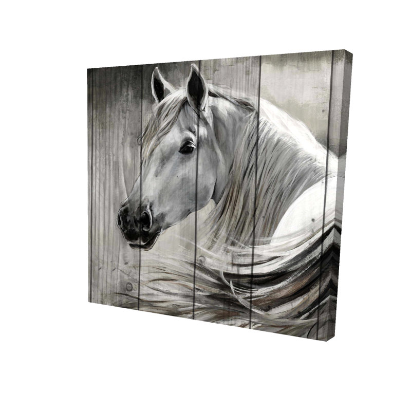 Rustic Horse Canvas - Charming Home Decor for Equestrian Lovers