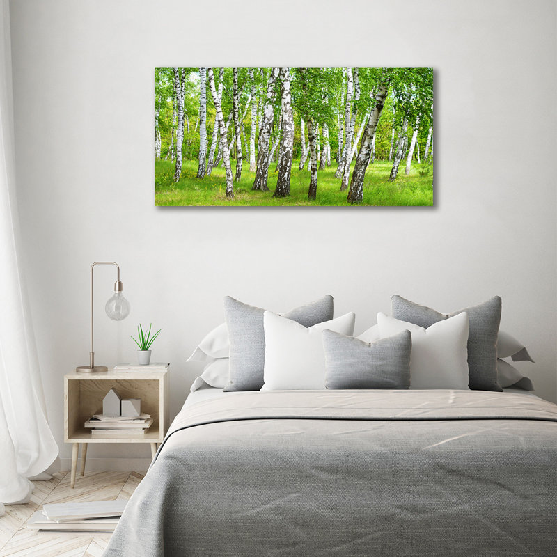 Birch Forest - Print, Wrapped Canvas, 70cm H x 140cm W x 2cm D