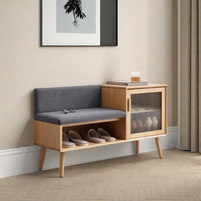 Tabouret de rangement pour chaussures 41,7 po