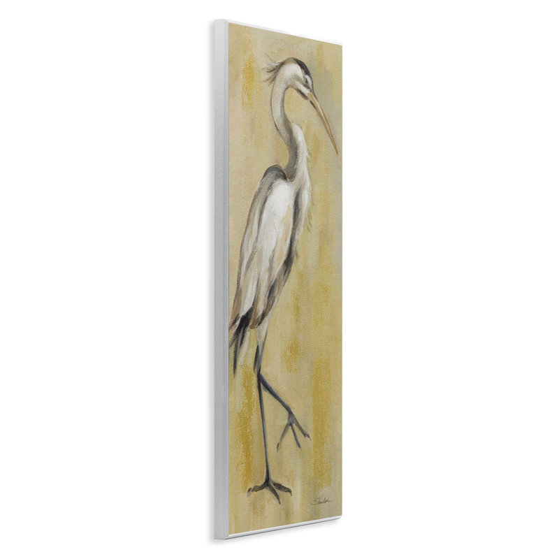 Art mural rétro Heron, par Silvia Vassileva