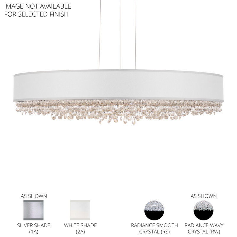 Eclyptix 1 - Light LED Chandelier, Silver