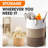  Large Woven Cotton Laundry Hamper with Handles-900126200