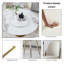 Ensemble de table de cuisine à plateau tournant °