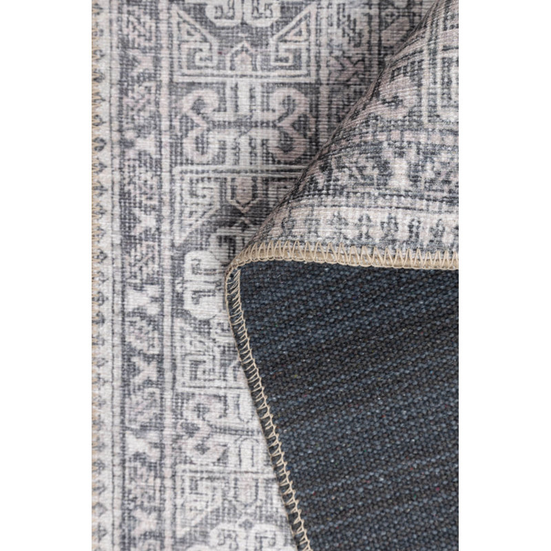 Tapis en chenille lavable Jax Antique Vintage, Rectangle 5 pi x 7 pi 7 po