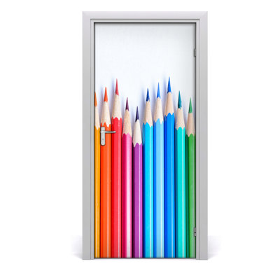 Crayons Door Decal