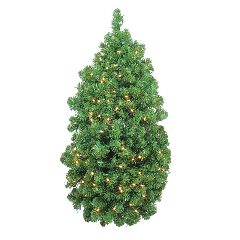 Verdant Glow 36" Pine Artificial Christmas Swag with Warm White LED Lights