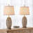 27” Natural Rattan Table Lamps Set of 2