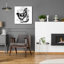  «Garden Chicken» par Art Licensing Studio, art mural en verre acrylique