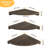 Tajir 3 Piece Triangle Solid Wood Floating Shelf-1848285599