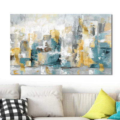 «City Views I», reproduction de peinture acrylique