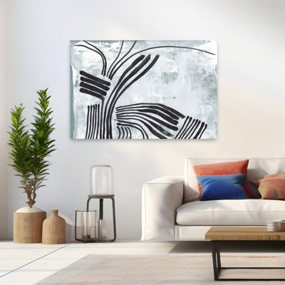 Art contemporain contemporain, paysage urbain industriel abstrait