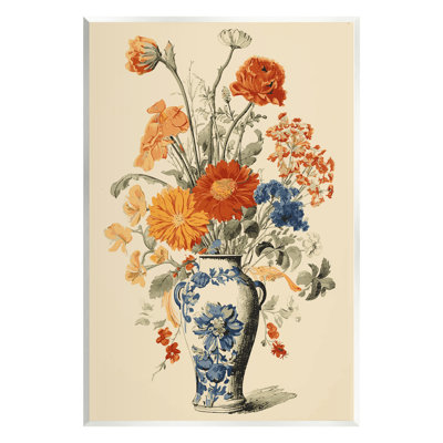Bb-300-Wood " Ornate Pottery Bouquet " by Lil' Rue