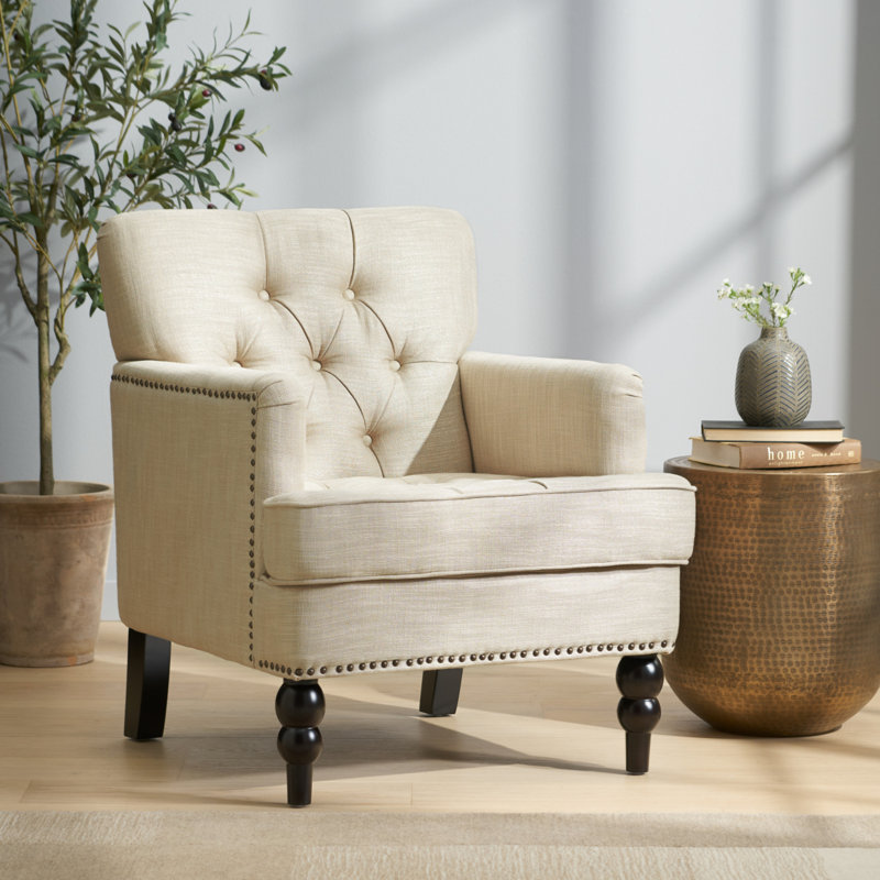 Canapé Modern - Chaise club capitonnée Harison