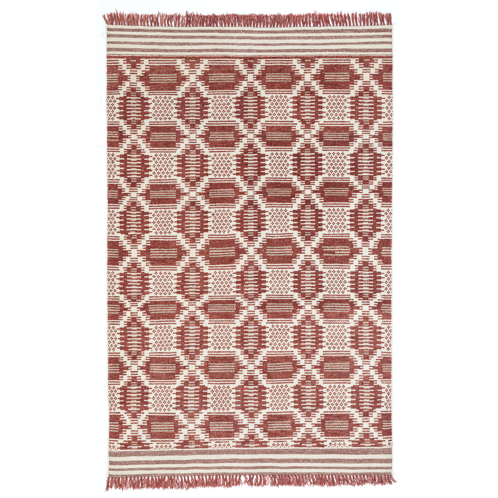 Handmade Rug, Rectangle 5' x 8'