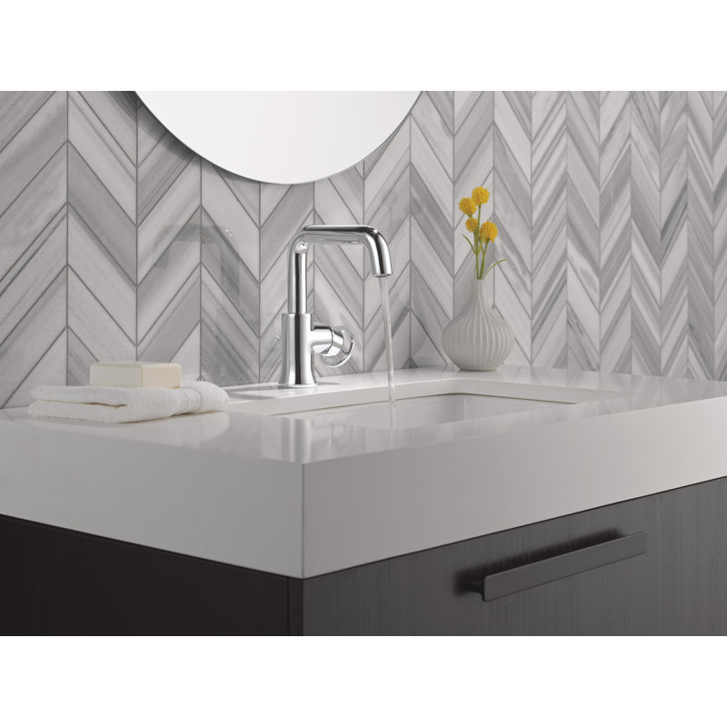 Single Handle Bathroom Faucet, Chrome