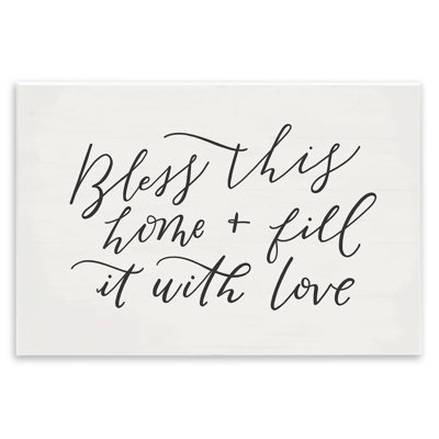 «Bless this home with love»