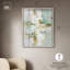 Décoration murale verte Pale Horizon Shadowbox par Art Remedy, cadre blond, 36 x 45-1774187387-1774187330