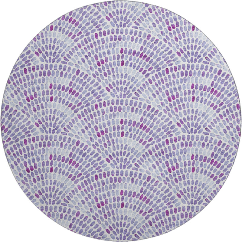  Premium Machine Washable Cerrito AMF186 Rug, Round 8'