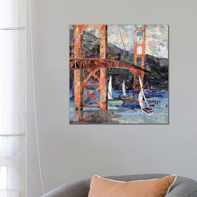 Hello San Francisco by Jamie Pavlich-Walker - Wrapped Canvas Painting