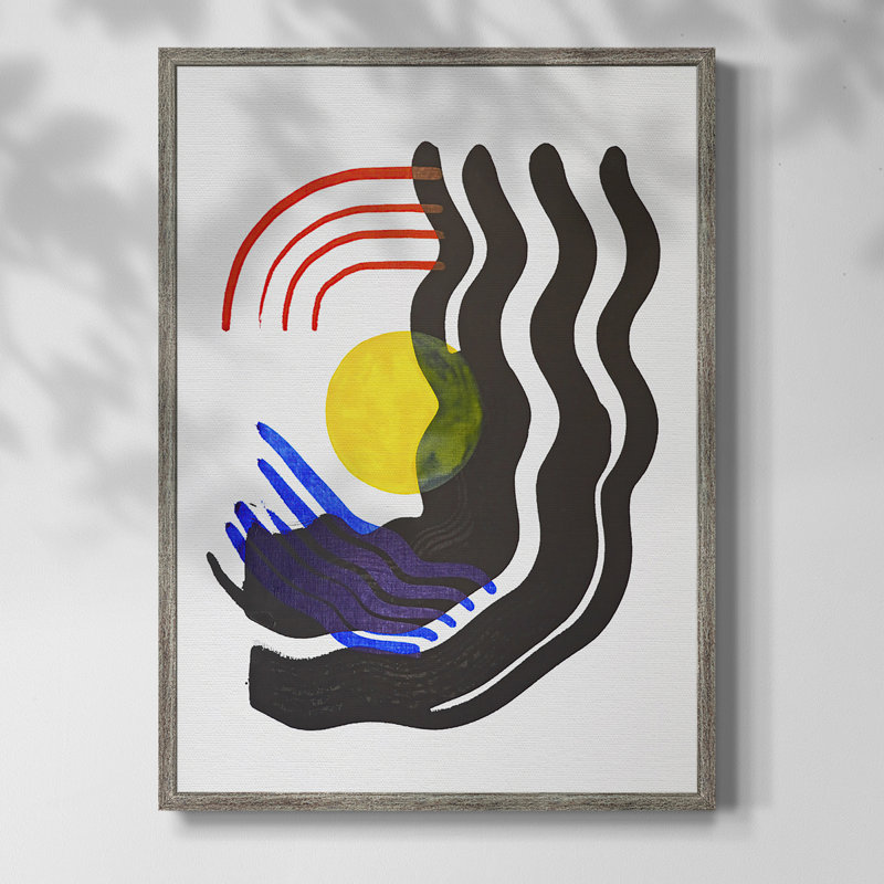 Shifting III, reproduction encadrée - bois massif, H 11 po x l 9 po