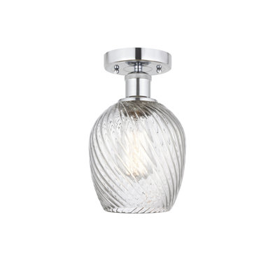 Orianne Glass Semi Flush Mount