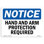 Hand And Arm Protection Required Decal 7" X 5"